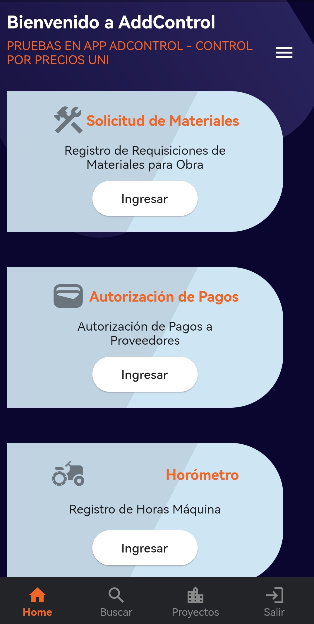 PROYECTO ADDCONTROL screenshot 1