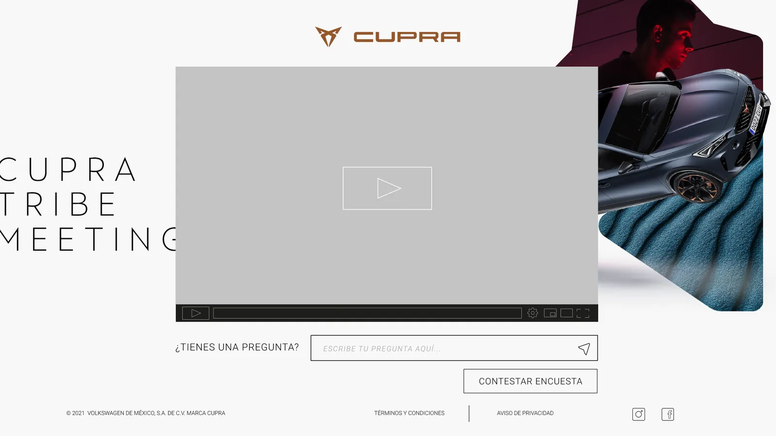 Streaming para eventos corporativos — captura 2