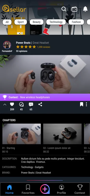 Sellar — Red social de reviews en video — captura 4